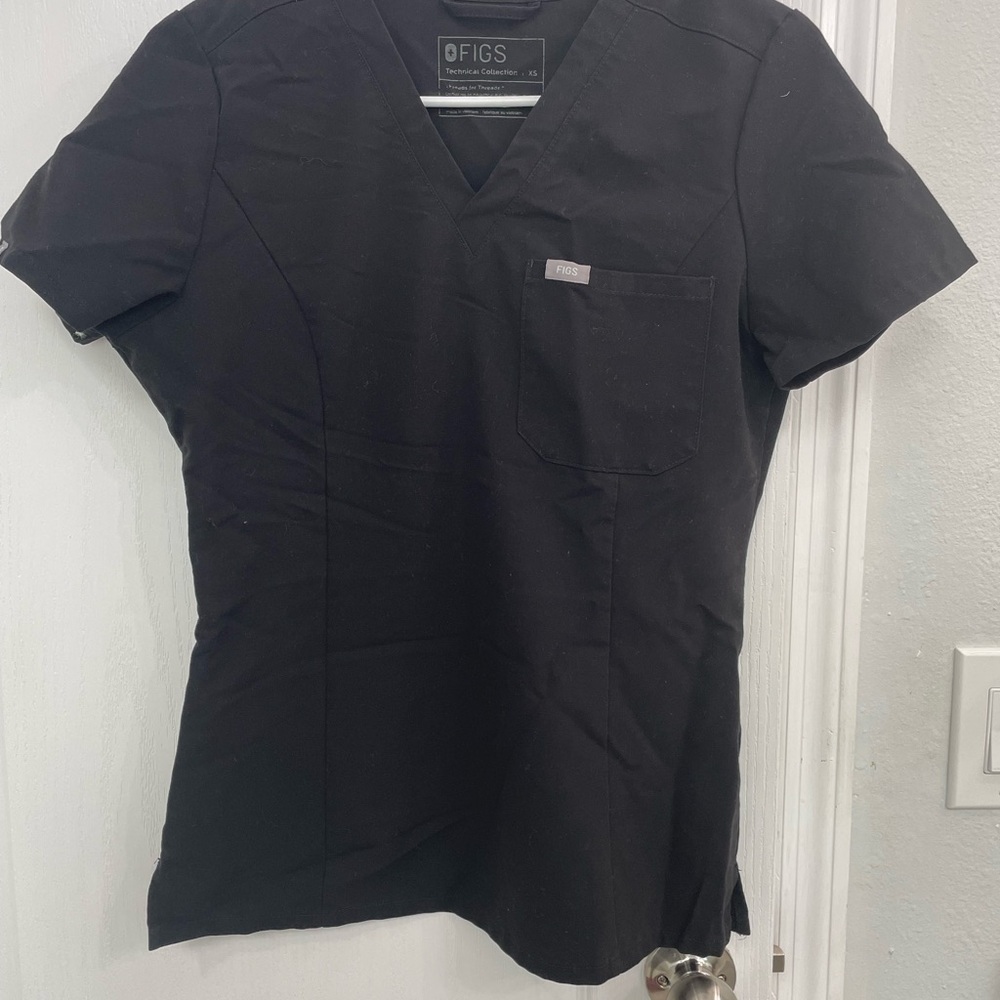 Figs Black Scrubs set